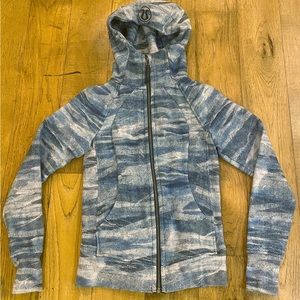 Lululemon Scuba Hoodie Blue Pattern
